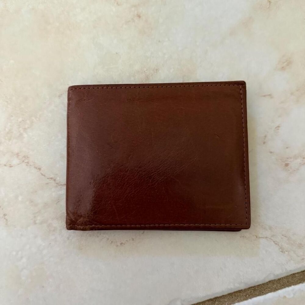 Coach Leather Mens Bifold Slim Wallet
